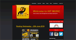 Desktop Screenshot of hitmusic.co.za